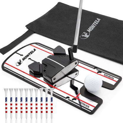 Putting Mirror, Putting Mirror Training Aid for Golf, Portable Training Aid, Golf Putting Alignment Mirror Practice Putting Trainer for Beginner Golfing Equipment and Accessories