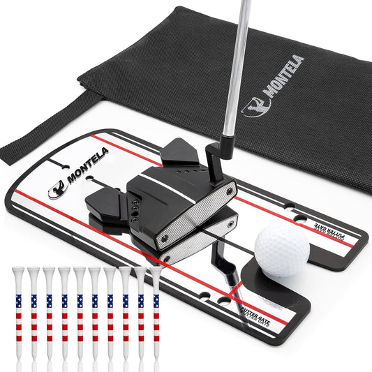 Putting Mirror, Putting Mirror Training Aid for Golf, Portable Training Aid, Golf Putting Alignment Mirror Practice Putting Trainer for Beginner Golfing Equipment and Accessories